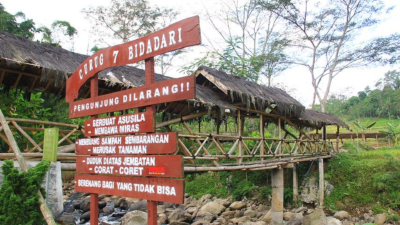 wisata curug bidadari